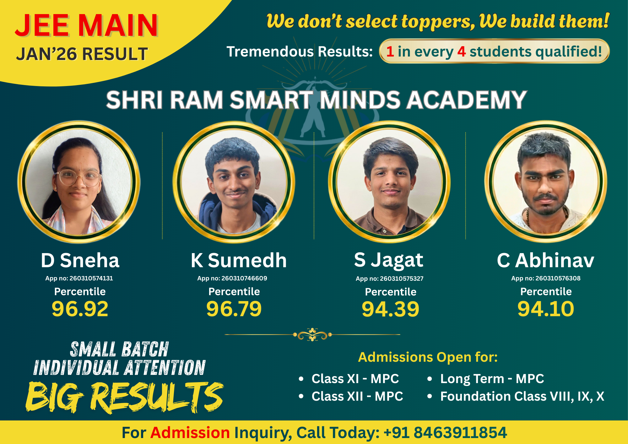 JEE Main 2026 Results